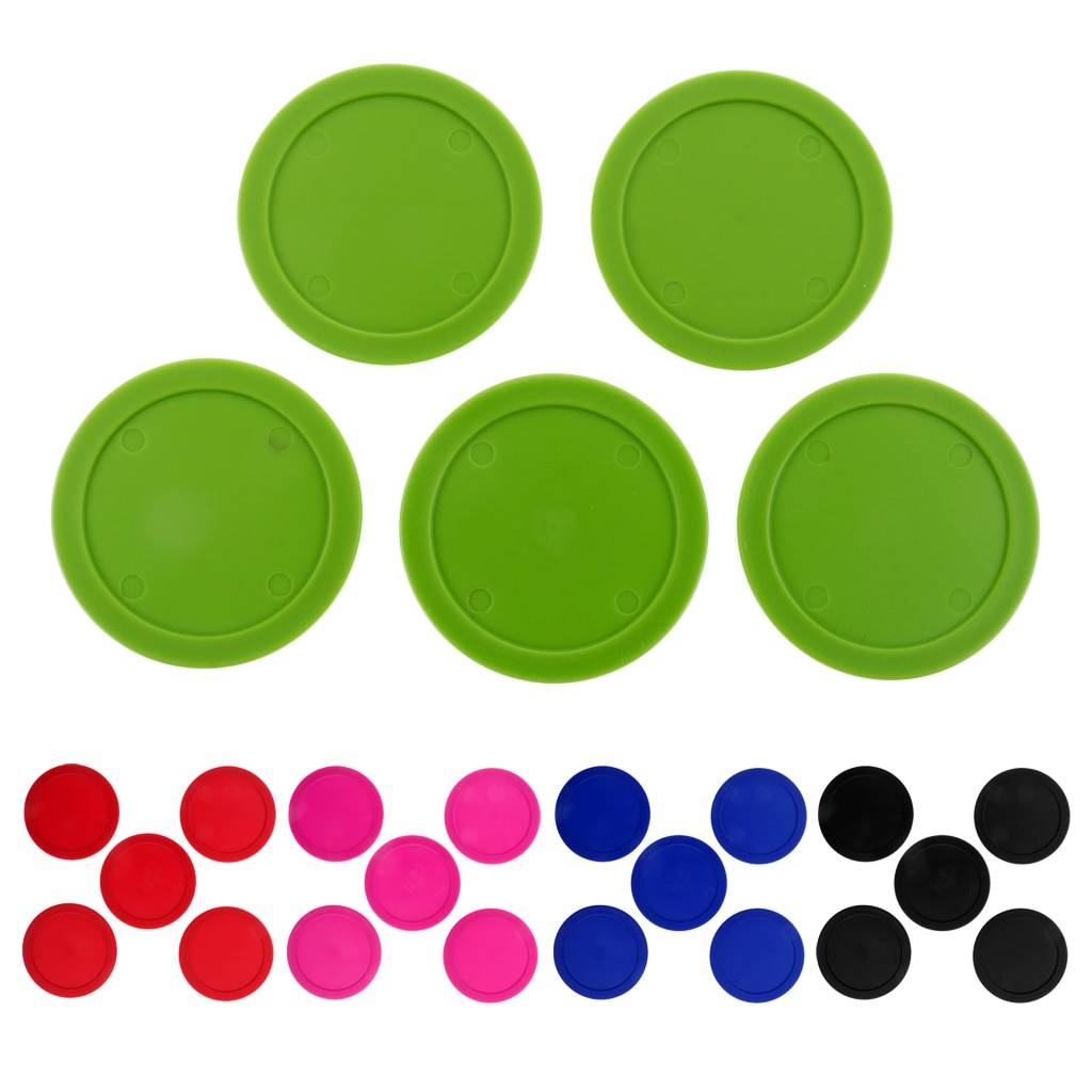 5 delar 62mm airhockey ersättningspuckar utrustning air puck spel tillbehör för full storlek air hockey bord - Blå