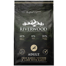 Kornfrit Senior Hundefoder Light | + Glucosamin | Vildt, Lam & Kanin | Tørfoder til Hunde - 12kg