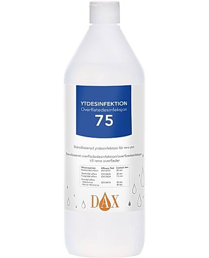 Ytdesinfektion DAX 75+, 1000 ml