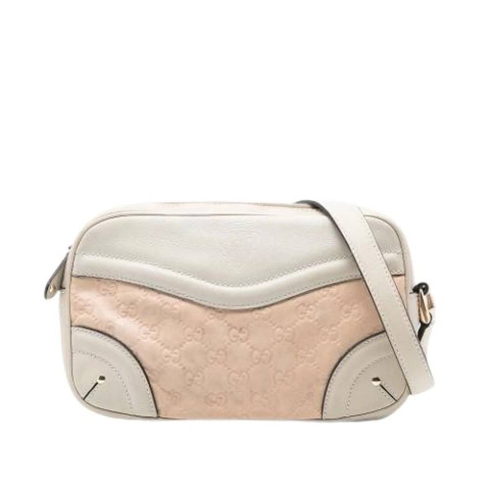 Gucci Vintage Pre-owned Læder Cross Body Taske - Vintage - Dame - Lyserød - ONE SIZE - Læder
