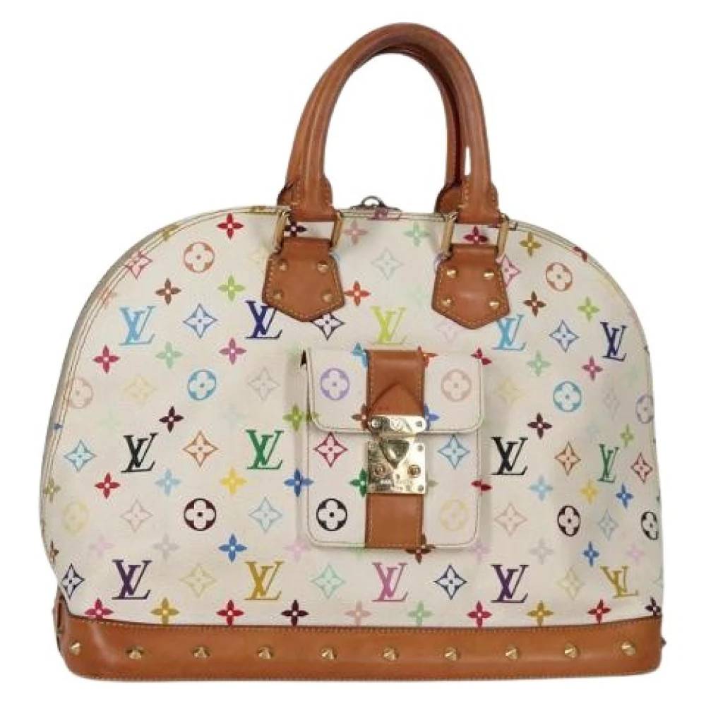 Louis Vuitton Vintage Pre-owned Canvas Håndtaske - Vintage - Dame - Hvid - ONE SIZE -