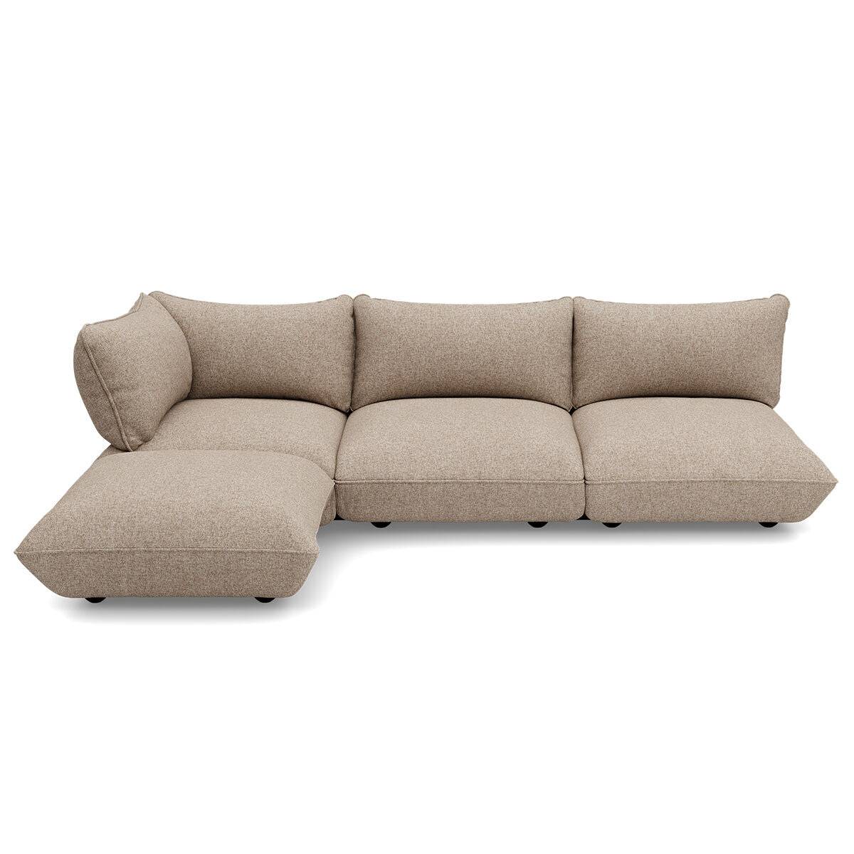 Fatboy - Sumo Sofa Corner, Boucle Boucle Recycled Light Brown - Jacobsen Plus