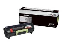 (ComputerSalg) Lexmark 500HA - Højtydende - sort - original - tonerpatron LCCP - for Lexmark MS310d, MS310dn, MS312dn, MS315dn