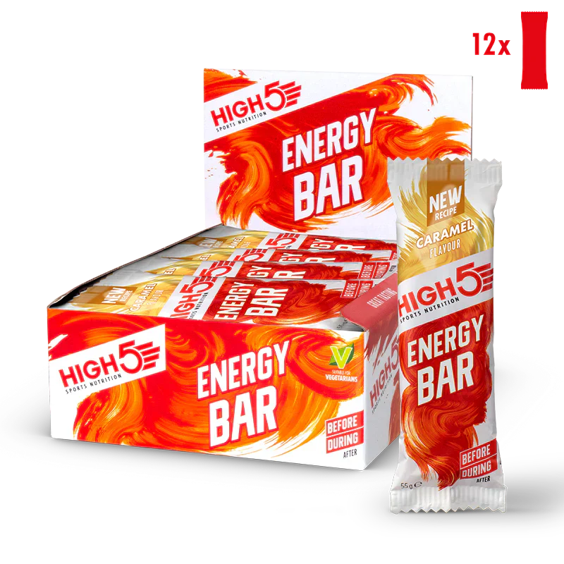 High5 Energibar Karamel (12 x 55g) - Default Title