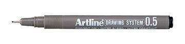 Tuschpenna Artline Drawing 0,5 svart