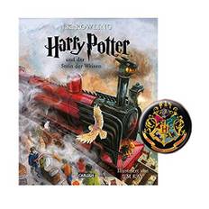 SCHMUCKAUSGABE: Harry Potter und der Stein der Weisen (vierfarbig illustrierte Schmuckausgabe) + 1. Original Harry Potter Button