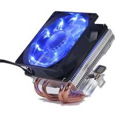 Universal desktop cpu kylare cpu fläkt radiator 12v kopparrör tyst cpu kylare kylning master dator fläkt lga amd am4/fm2/fm2 - Lga 115x 775 blå