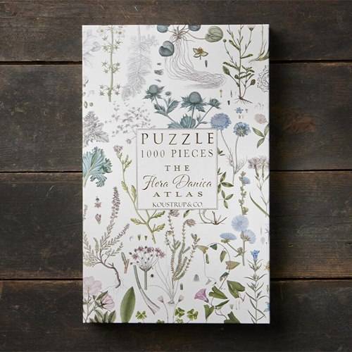 Pussel The Flora Danica Atlas 1000 bitar