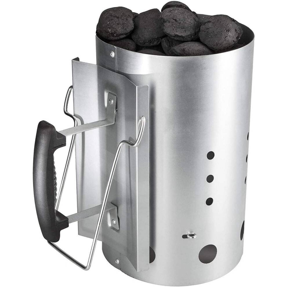 Kulstarter til grill, hurtig og hurtig fyring, konisk bunddesign, rustbestandigt udendørs campingværktøj, ingen kemisk smag til din madlavning.