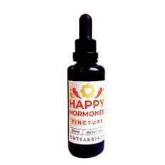 Happy Hormones (50ml) - Örter i flytande form - Ashwagandha Jamsrot Hallonblad - Tinktur på 8 örter - För kvinnor med menscykel - Ca 50 doser - Svenskt företag