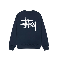 Stüssy Basic Crew "Navy" - S