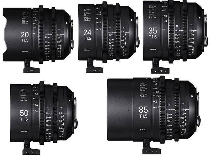 CINE Five Prime Lenses kit Canon EF-mount (demo)