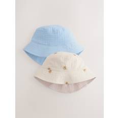 Next 100% Cotton Baby Bucket Hatte og huer 2 Pack (0mths-2år)