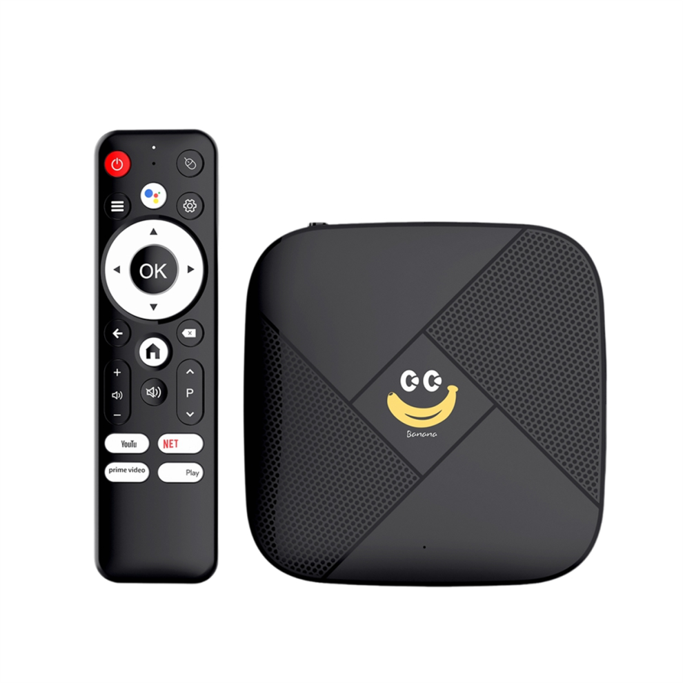 Banana TV X2 TV-boks 2.4G/5G WiFi Smart TV-boks Set-Top-boks UK-stik