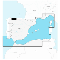 Garmin Spanien, medelhavskusten – Sjökort Garmin Navionics+™ | NSEU010R | microSD™/SD™ och ettårsabonnemang