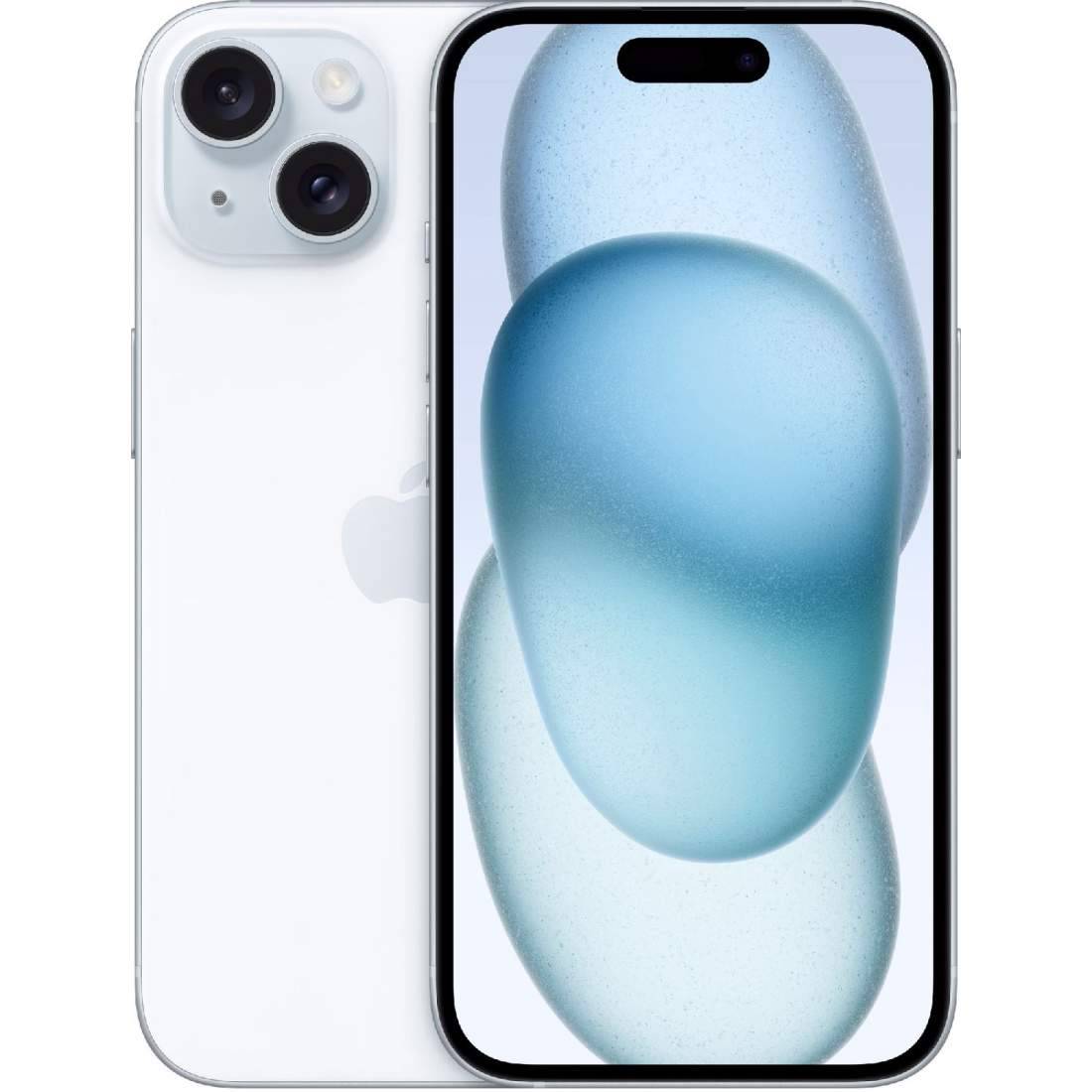 iPhone 15 128GB Blå – Dynamic Island, 48MP kamera