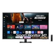 43" Samsung Smart Monitor M7 43DM702, VA 4K/3840x2160, 4 ms, HDR10, 2xHDMI/USB-C 65W, högtalare, WiFi 5, Bluetooth, USB-hubb