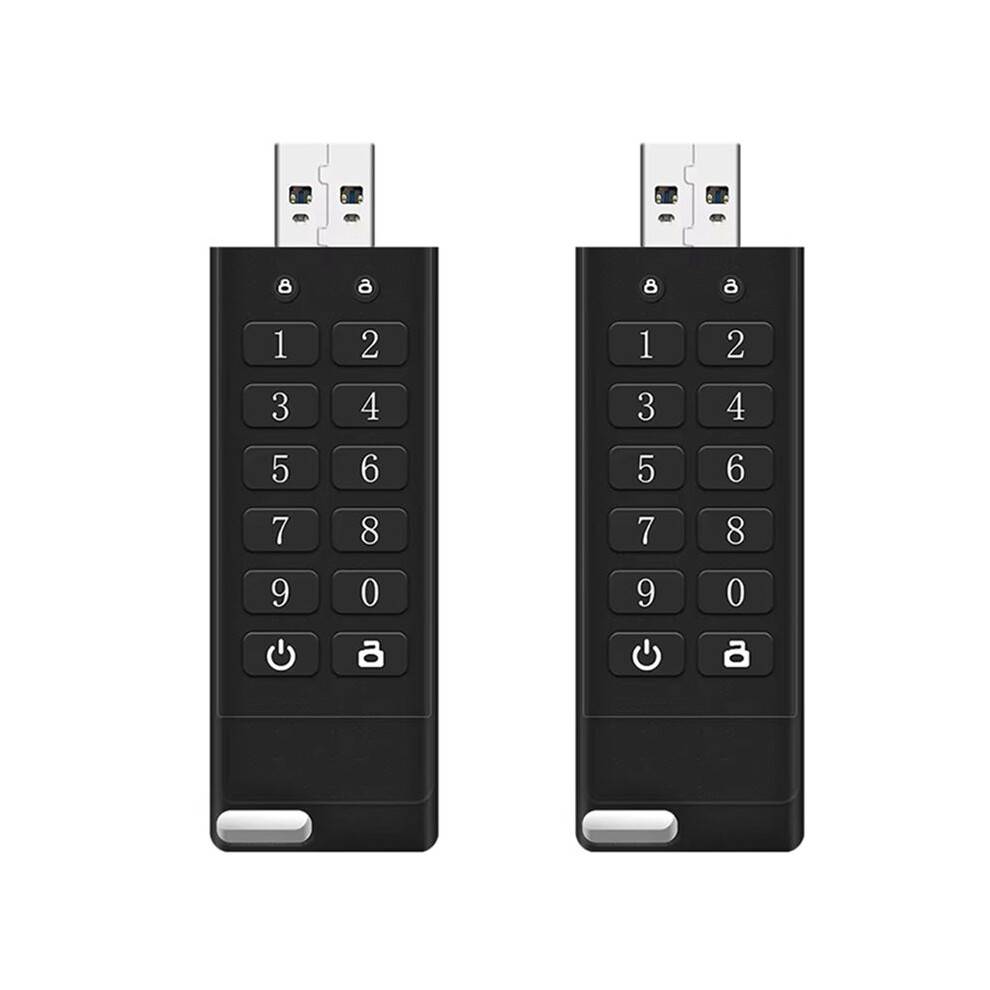 2X USB 3.0 Encrypted and Secure USB Flash Drive Emphasizes Privacy and Security, with Peace of Mind,32G