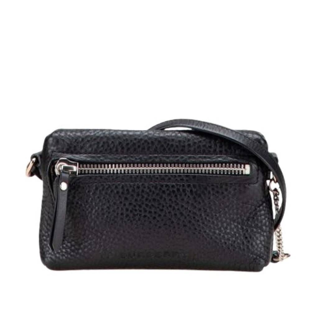 Burberry Vintage - Pre-owned Läder Axelremsväska Vintage - Dam - ONE Size - Läder