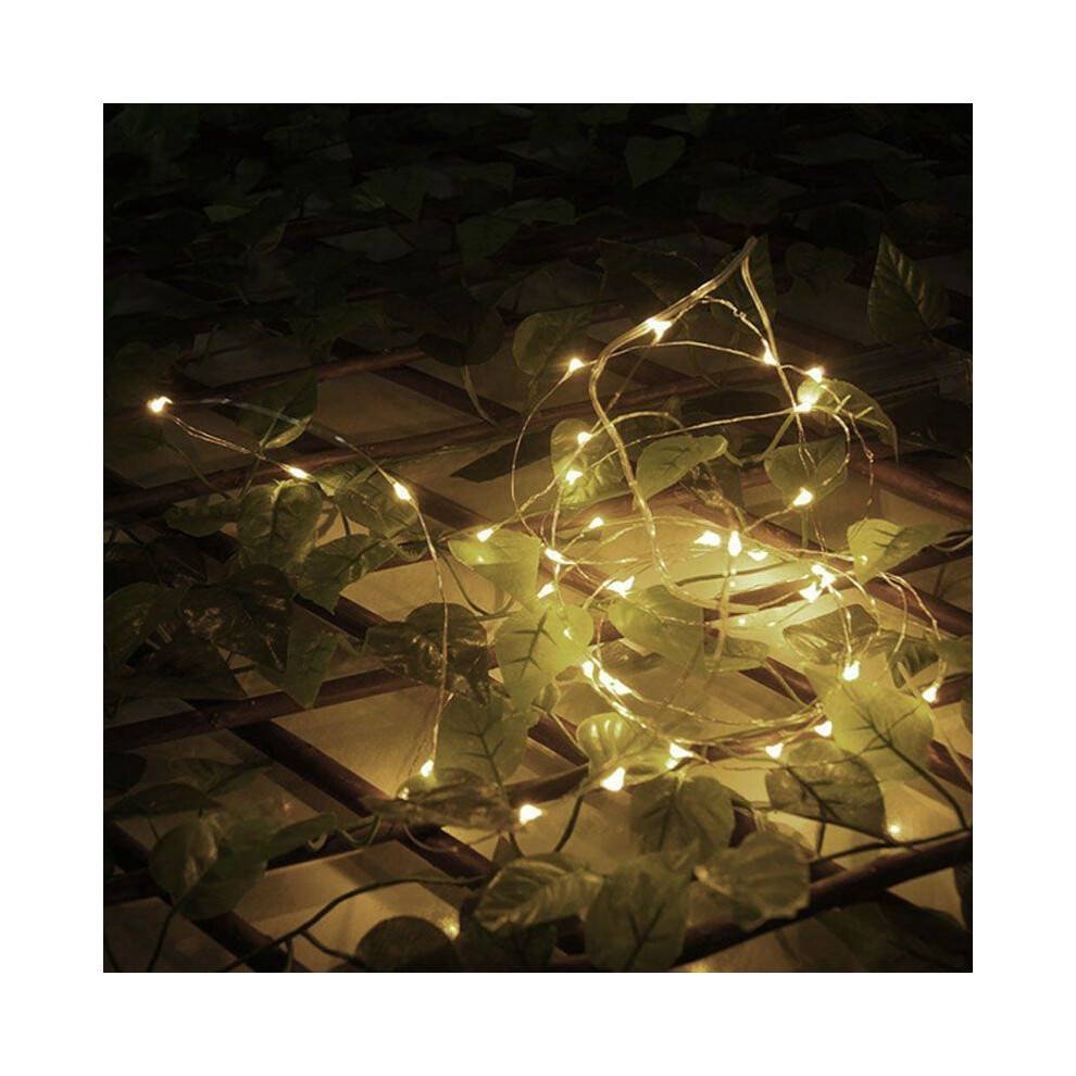 (WarmWhite,3M(30Led))Led Battery String Fairy Light Copper Wire Lights Waterproof Home Party Decor