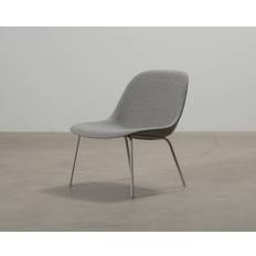 Muuto Fiber loungestol grå