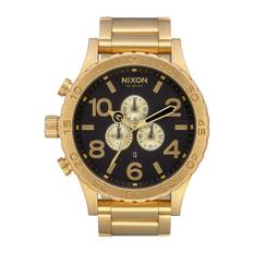 Nixon 51-30 Chrono Watch - Gold / Indigo