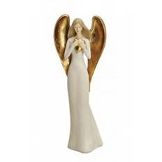 Engel figur m hjerte 31 cm - Engle statuer - GodKarmaShop