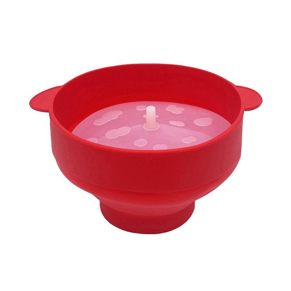 Popcorn Popper med Lock - Silikon Popcorn Maker HopfäLlbar PopcornskåLar PopcornbehåLlare