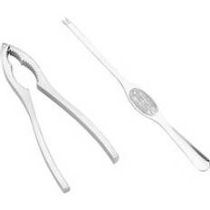 Premium nut cracker set of 2 cracker and pick premium nut sheller top kirsite nutcracker valnöt cracker med pick