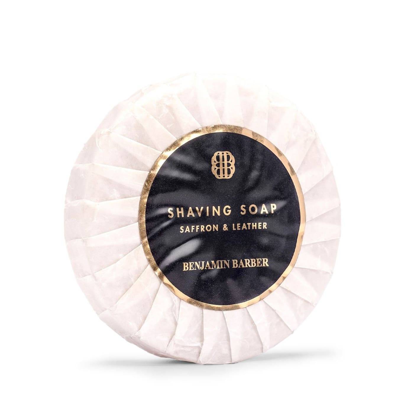 Benjamin Barber Shaving Soap Saffron & Leather