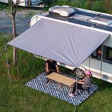 Dulepax förtält, husvagn, markis med keder, bil, campingmarkiser, 3 000 mm, vattentät och UV-beständig, lämplig för stadsjeepar, skåpbilar och husbilar, 2,96 m x 2,45 m
