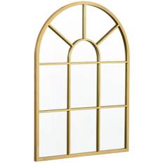 Guld Väggspegel 70x50 cm med Metallram