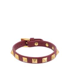 Rockstud Leather Belt Bracelet