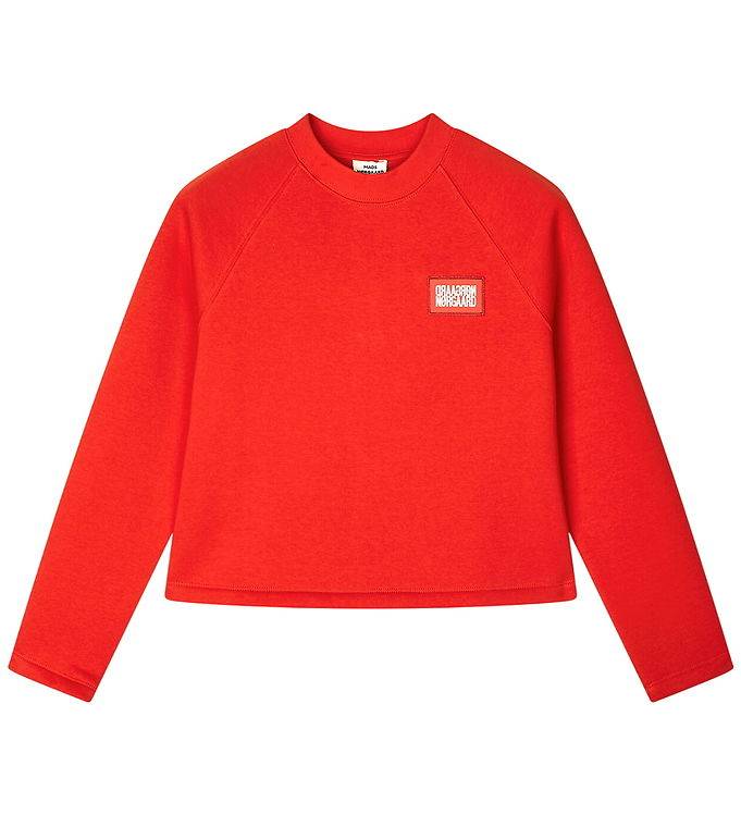 Mads Nørgaard Sweatshirt - Annat - Fiery Red - Mads Nørgaard - 16 år (176) - Sweatshirt