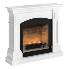 Elkamin Tagu Magna Ljus Eldstad ZenFlame Ren vit - Vit