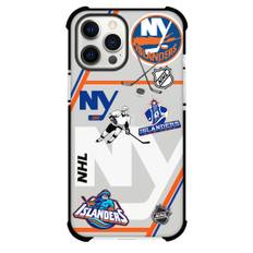 NHL New York Islanders Phone Case For iPhone Samsung Galaxy Pixel OnePlus Vivo Xiaomi Asus Sony Motorola Nokia - New York Islanders Mania Collage Logo