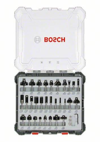 Bosch FRÄSSTÅLSET HM Mixed 8 mm 30 st.