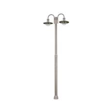 Lindby - Damion 2 Utomhus Parkstolpa Stainless Steel