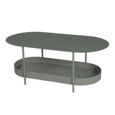 Fermob - Salsa Low Table Rosemary 48 - Udendørs små borde og sideborde - Goula & Figuera - Grøn - Metal