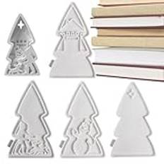 Resin Christmas Tree Mold | Christmas Tree Candle Holder Insert Making Mould | Resin Casting Molds Cement Ornament Making Molds Craft Supplies Plaster Mold