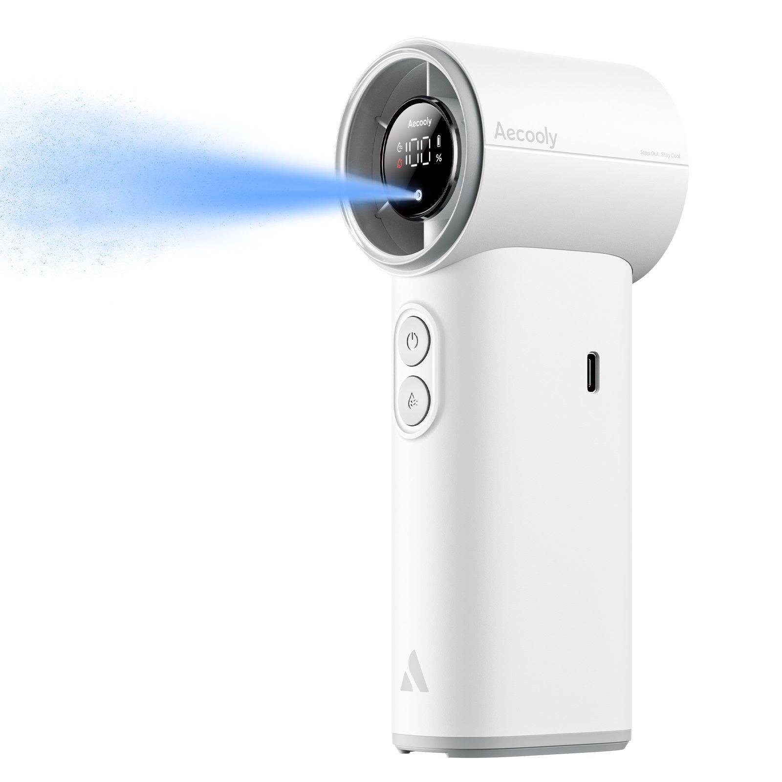 Aecooly Cold Air Portable Misting Fan.
