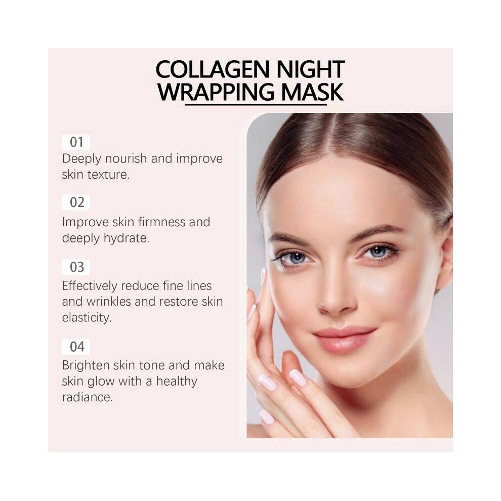 (75g) HOYGI Collagen Peel Off Mask Deep Clean Pores Remove Blackheads Moisturizing 100ml
