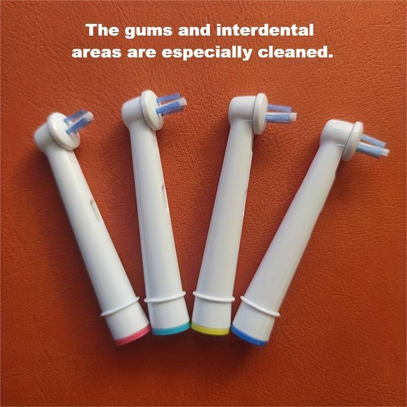 TEMU The Replacement Brush Head For The Electric Toothbrush, -17a, Features Angled Bristles That Cleaning, Reaching Between Teeth, And Is Compatible With Or-b Electric Toothbrushes