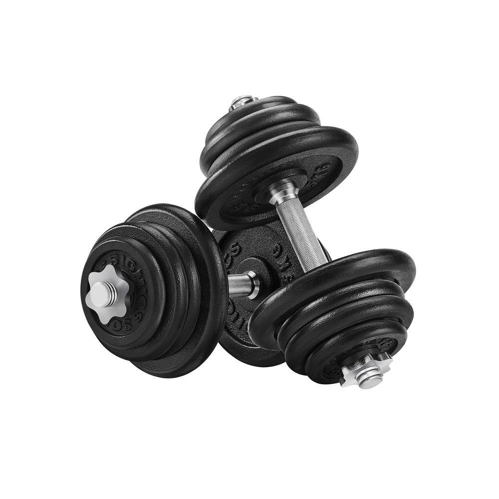 SONGMICS cast iron dumbbell-Single Piece.