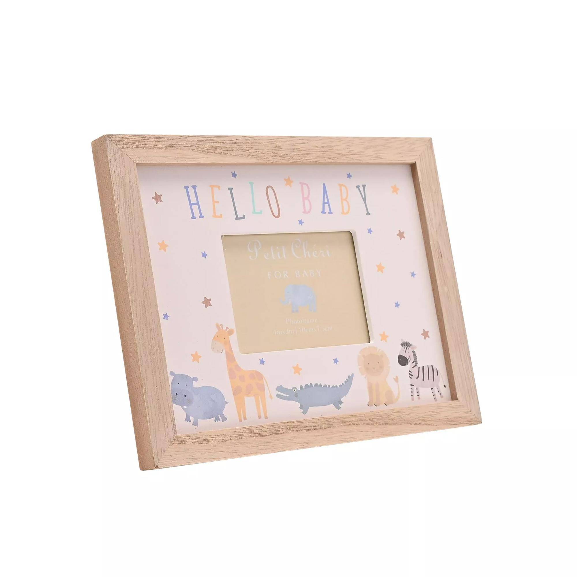Celebrations Petit Cheri Hello Baby Animals Photo Frame One Size