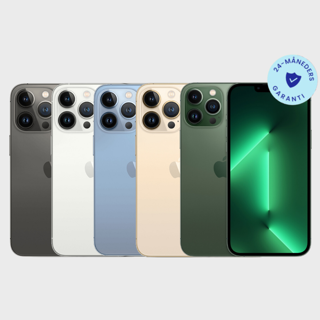 iPhone 13 Pro - Hvid / Meget God / 128 GB