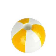 BALVI Keramisk Lysestage Beachball, Gul 8 cm |Yellow |H:8 cm