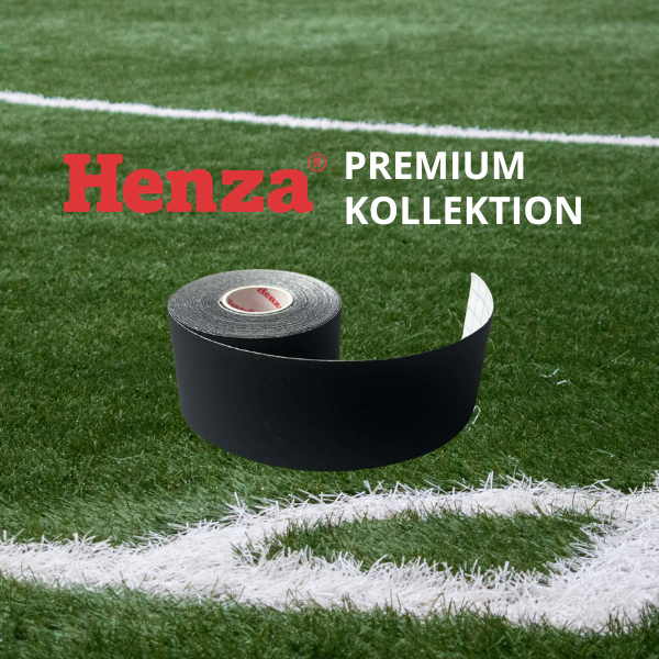 Henza® Dynamic Kinesiologi Tape - Sort - 5m x 5cm