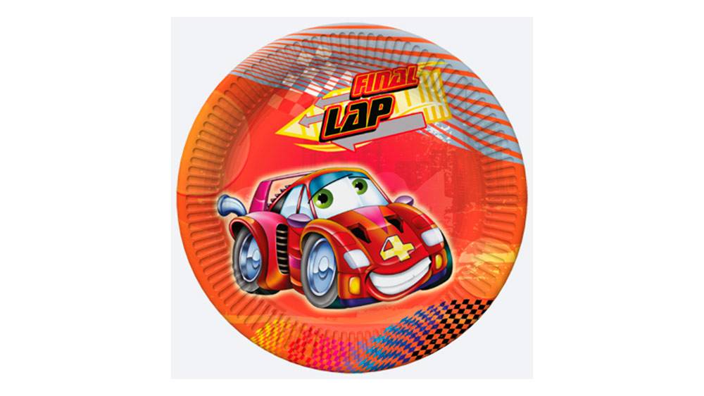 Paptallerkener - Little Red Car.