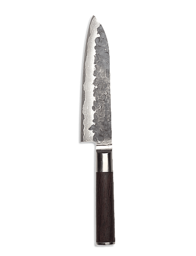 Satake Satake Kuro Santoku - Köksknivar & Knivtillbehör - BROWN AND STEEL / silver